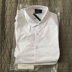 NWT Men’s white dress shirt